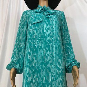 CeCe by Cynthia Steffe Neck Tie Shift Dress